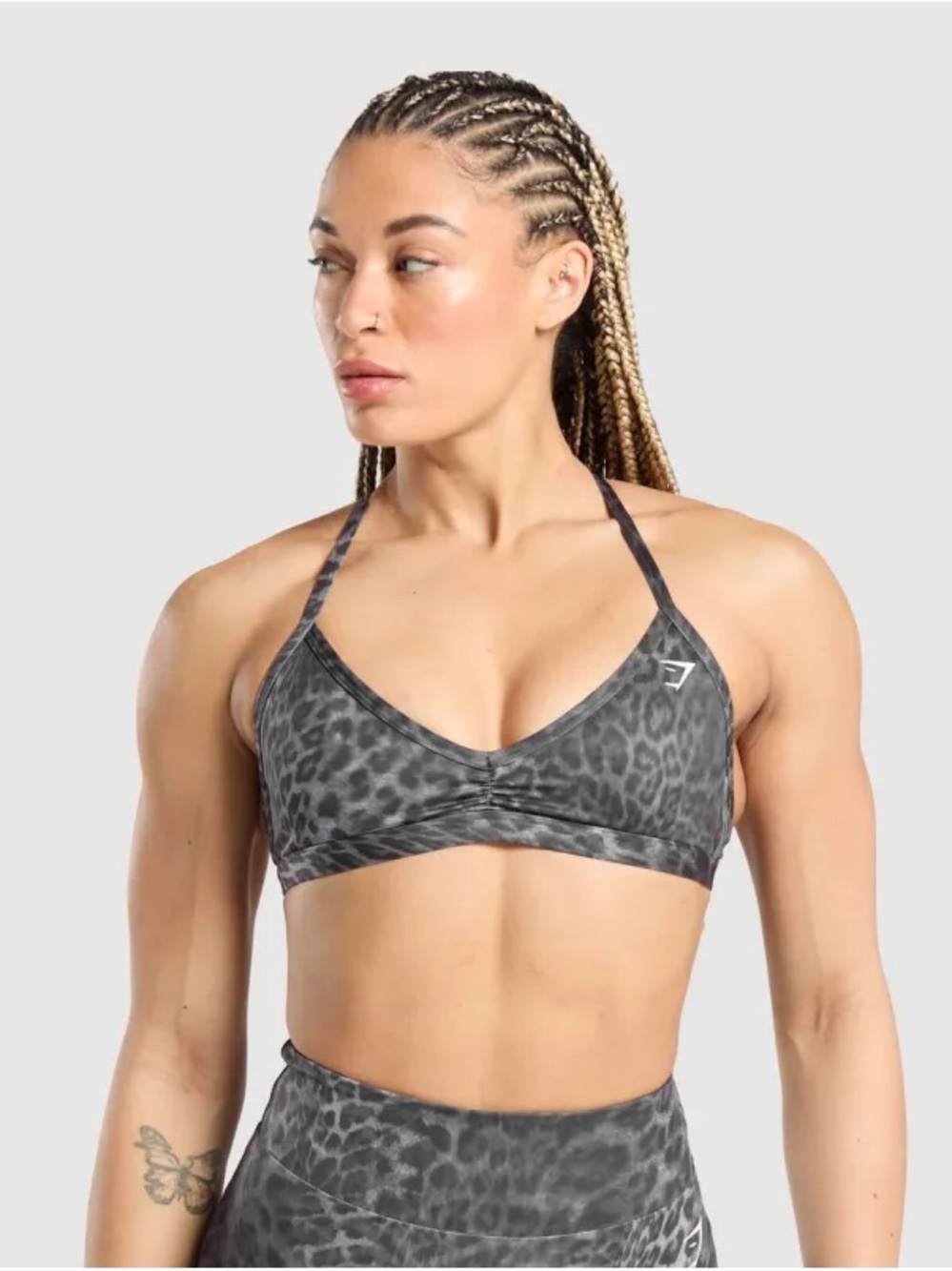 Gymshark Minimal Leopard Sports Bra